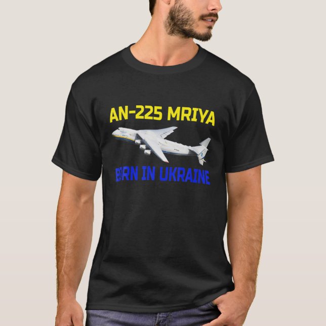 Ukrainisch An-225 "Mriya" größte Frachtschiff-Flug T-Shirt (Vorderseite)