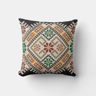 Ukrainisch Cross-Stitch: Ethnisch handgefertigte M Kissen