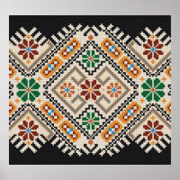 Ukrainisch Cross-Stitch: Ethnisch handgefertigte M