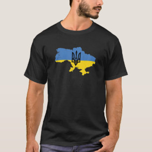 Ukrainisch Gelbe blaue Karte Flag, Symbol der Unte T-Shirt