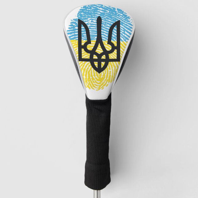 Ukrainisch Golf Headcover (Vorderseite)