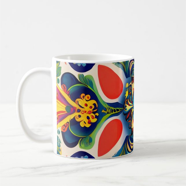 Ukrainisch Samchykivka Art Ornament - Tasse (Links)