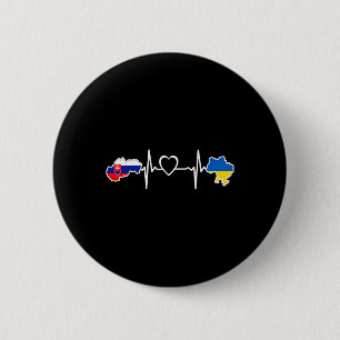 Ukrainisch Slowakische Flagge - Ukraine Slowakei H Button