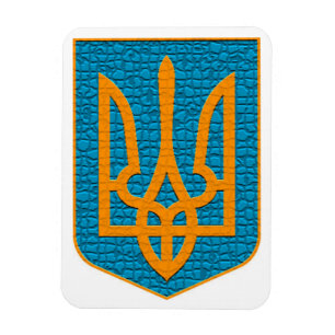Ukrainisch Tryzub Magnet