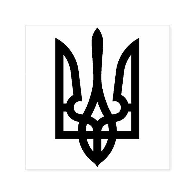 Ukrainisch Tryzub Permastempel (Design)
