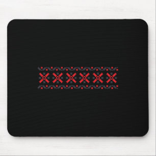 Ukrainische bestickte Nationaltracht Wyschywanka Mousepad