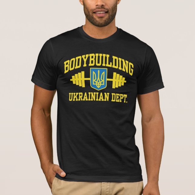 ukrainische Bodybuilding T-Shirt (Vorderseite)