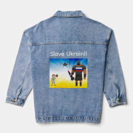 Ukrainische Drohnen-Dominanz Jeansjacke