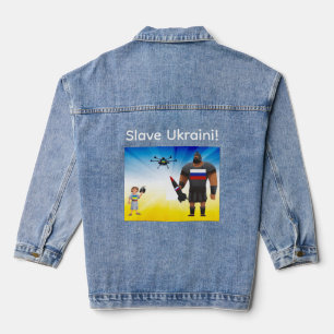 Ukrainische Drohnen-Dominanz Jeansjacke