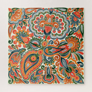 Ukrainische ethnische Blume, handGezeichnet Marker