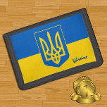 Ukrainische Fahne Mode, Ukraine Patrioten / Sport Trifold Geldbörse<br><div class="desc">WALLETS: Ukraine & Ukrainische Fahne Mode - Liebe in meinem Land,  Reisegeschenke,  Opa Geburtstag,  Nationalpatrioten / Sportfans</div>