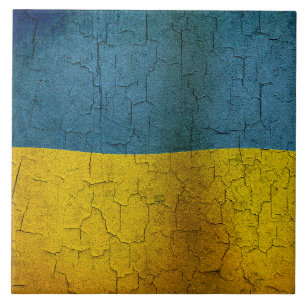 Ukrainische Flag Fliese