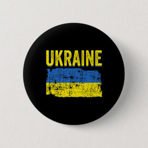 Ukrainische Flag-Karte Liebe Unterstützung Ukraine Button