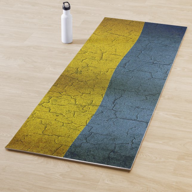 Ukrainische Flag Yogamatte (Beispiel)
