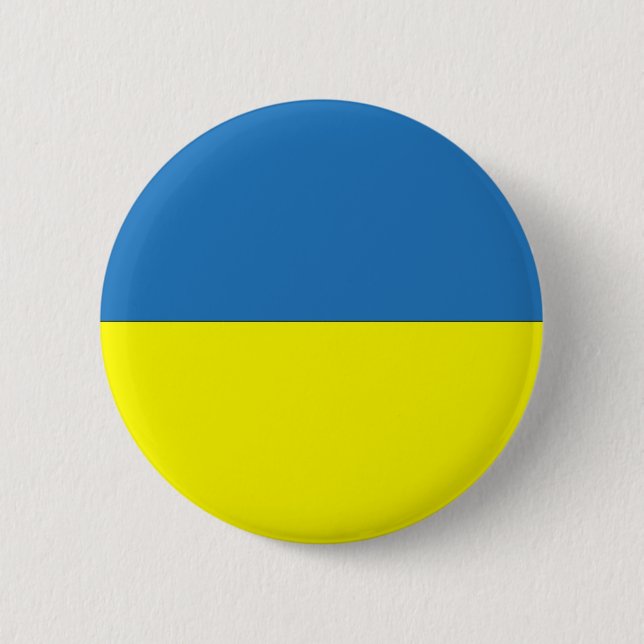 ukrainische Flagge Button (Vorderseite)