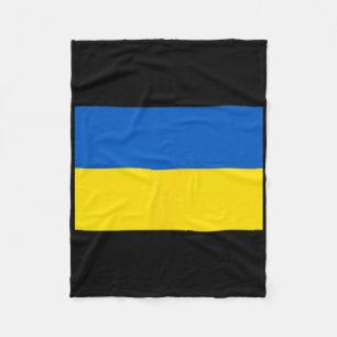Ukrainische Flagge der Ukraine 1 Fleecedecke