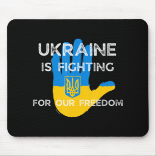 Ukrainische Flagge, die die Gestaltung der Ukraine Mousepad