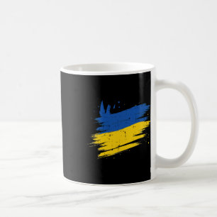 Ukrainische Flagge Distressed Ukraine Patriotische Kaffeetasse