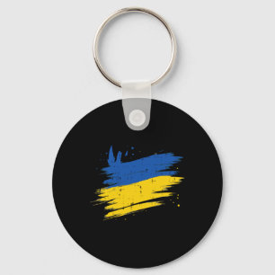 Ukrainische Flagge Distressed Ukraine Patriotische Schlüsselanhänger