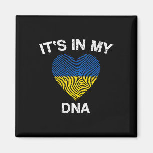 Ukrainische Flagge Es Ist In Meiner Dna Ukraine-Fl Magnet