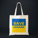 ukrainische Flagge gerettet Tragetasche<br><div class="desc">ukrainische Flagge gerettet</div>