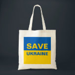 ukrainische Flagge gerettet Tragetasche<br><div class="desc">ukrainische Flagge gerettet</div>
