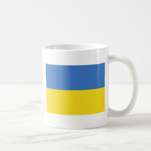 ukrainische Flagge Kaffeetasse