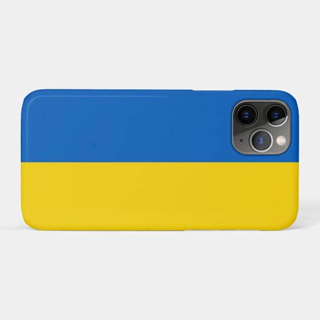 Ukrainische Flagge (Ukraine) Case-Mate iPhone Hülle (Rückseite (Horizontal))
