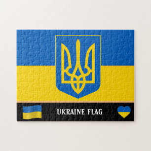 ukrainische Flagge & Ukraine Land / Ukraine