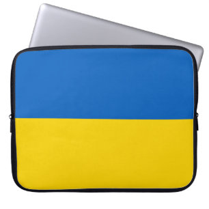Ukrainische Flagge (Ukraine) Laptopschutzhülle