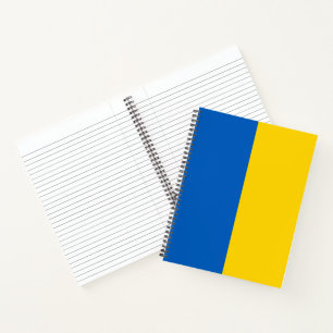 Ukrainische Flagge (Ukraine) Notebook Notizbuch