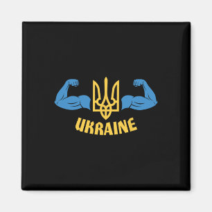 Ukrainische Flagge Ukrainische Männer Ukrainisches Magnet