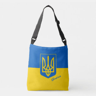 Ukrainische Flagge & ukrainische Mode, Einkauf /Sp Tragetaschen Mit Langen Trägern
