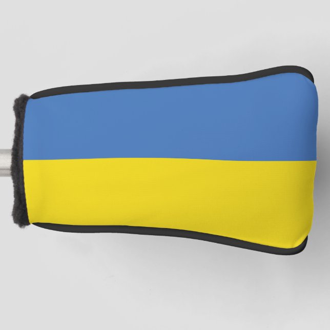 ukrainische Flagge, ukrainische Slawin Ukraini С л Golf Headcover (Vorderseite)