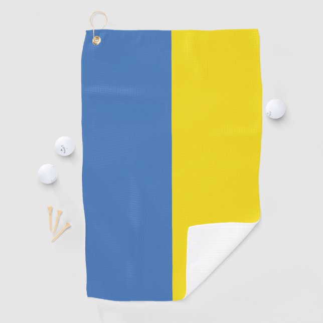 ukrainische Flagge, ukrainische Slawin Ukraini С л Golfhandtuch (Insitu)