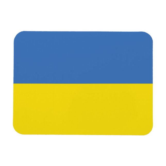 ukrainische Flagge, ukrainische Slawin Ukraini С л Magnet (Horizontal)
