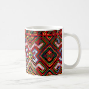 Ukrainische Kreuzstichstickerei Ostermug Kaffeetasse