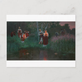 Ukrainische Kupala-Nacht von Simon Kozhin Postkarte
