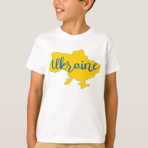 Ukrainische Landkarte und T - Shirt