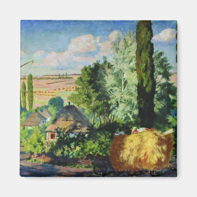 Ukrainische Landschaft (Landwirtschaftliche Betrie Magnet (Vorne)