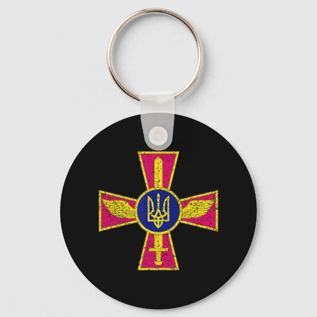 UKRAINISCHE LUFTKRAFT EMBLEM UKRAINE ARMED FORCES  SCHLÜSSELANHÄNGER (Vorderseite)