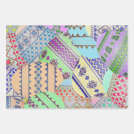 Ukrainische Ostereier (Pysanky) Geschenkpapier Set