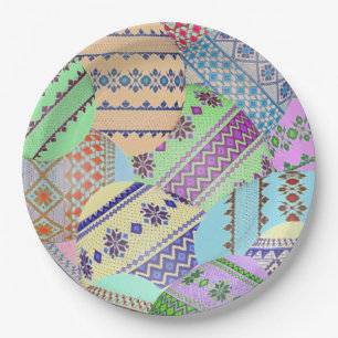 Ukrainische Ostereier (Pysanky) Papier Teller