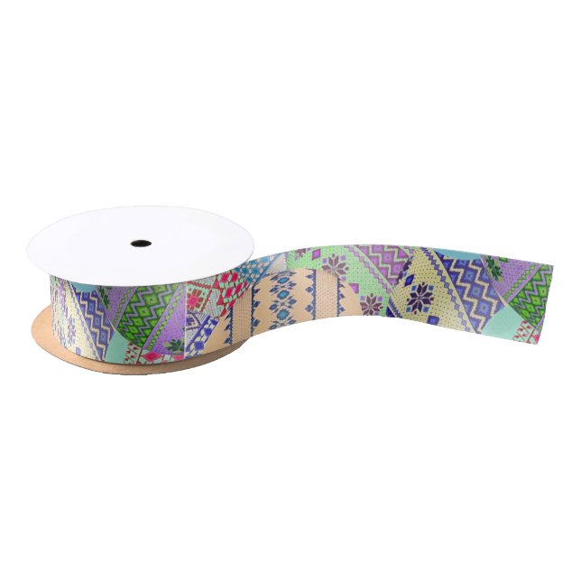 Ukrainische Ostereier (Pysanky) Satinband (Spule)