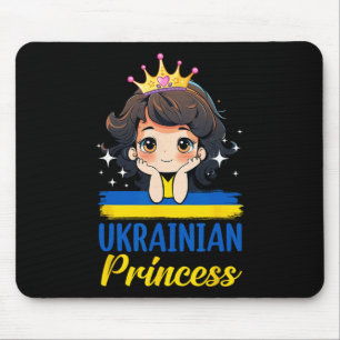 Ukrainische Prinzessin Ukraine Mädchen Süße Ukrain Mousepad