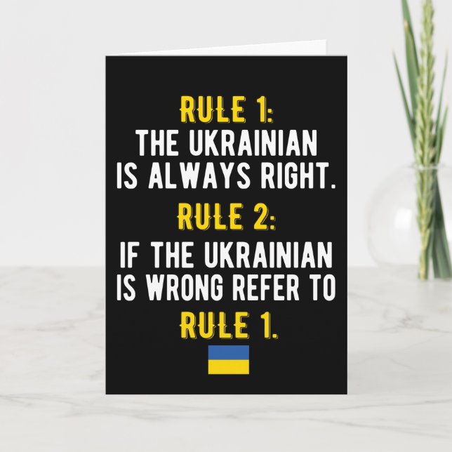 Ukrainische Roots Ukraine Flagge Ukrainisches Erbe Karte (Vorderseite)