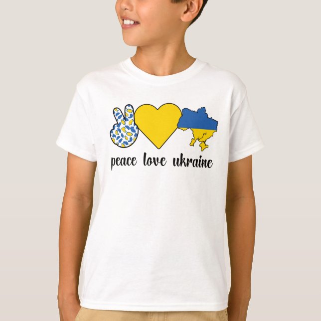 Ukrainische Roots Ukraine Flagge Ukrainisches Erbe T-Shirt (Vorderseite)