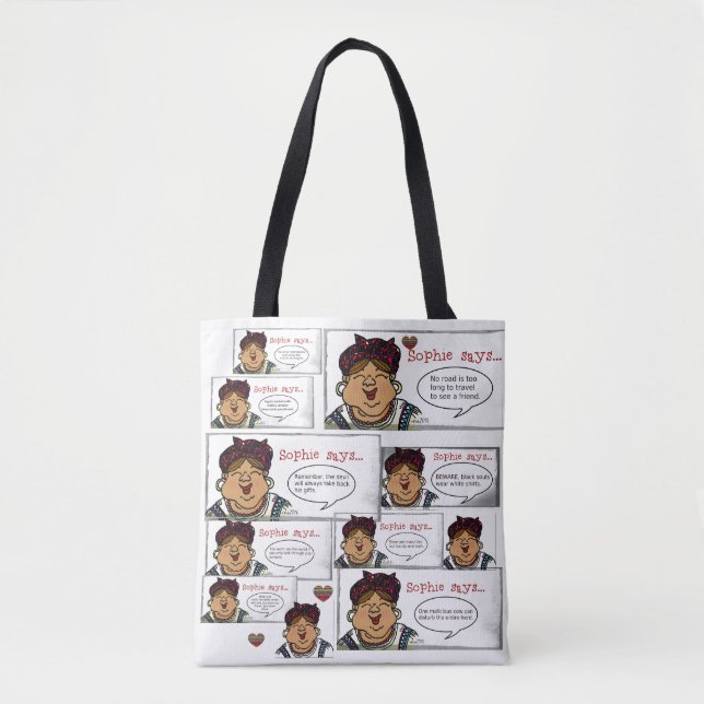 Ukrainische Sprichwort-Frau Ukraine Tasche (Vorderseite)
