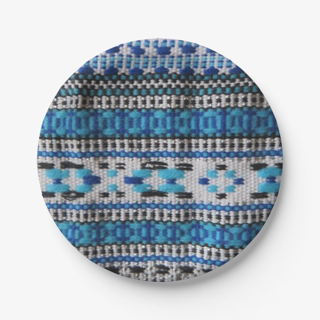 Ukrainische Stickerei Pappteller (Vorderseite)