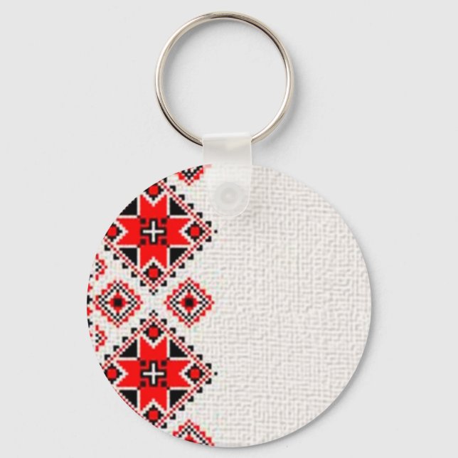 Ukrainische Stickerei Schlüsselanhänger (Vorderseite)